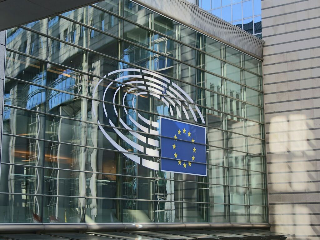 Facade of the European Parliament building