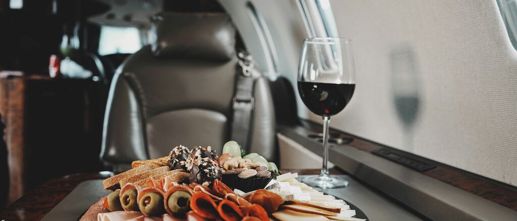 Airplane food