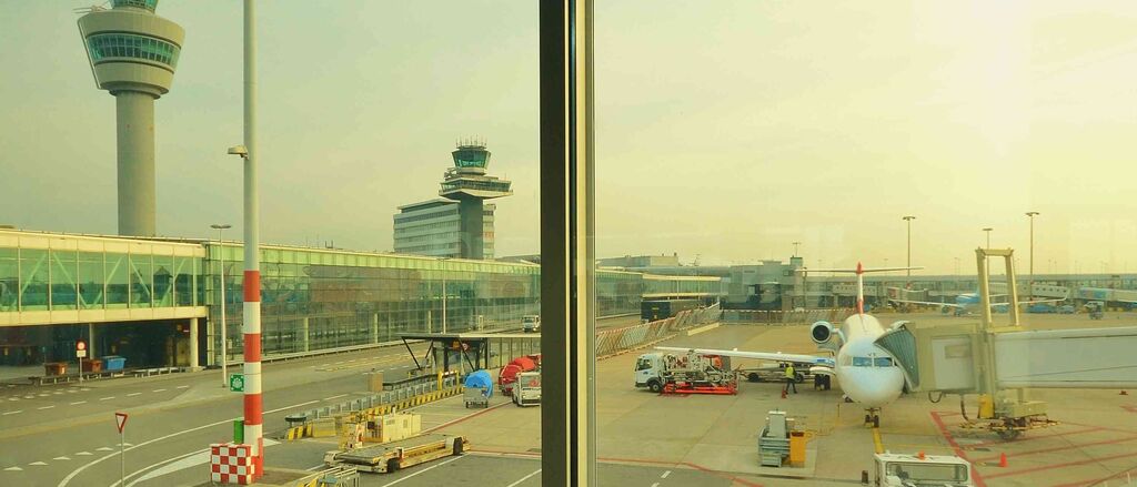 Airport airplane plane terminal